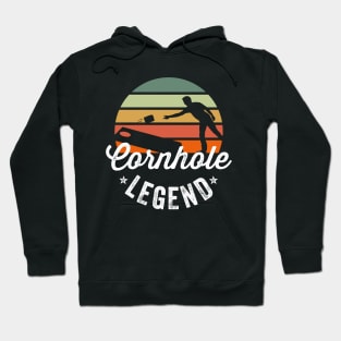 Cornhole Shirt Funny Bean Bag Toss Shirts Cornhole Legend Hoodie